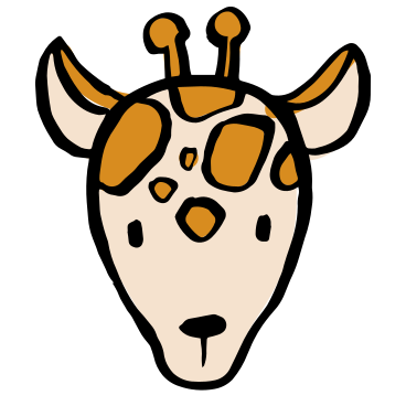 Giraffenkopf PNG, SVG