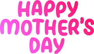 happy mothers day lettering PNG, SVG