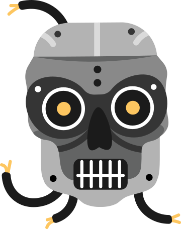 head robot PNG, SVG