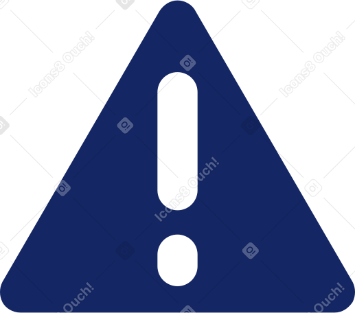 кнопка с восклицательным знаком в PNG, SVG