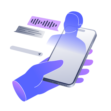 Voice assistant on phone PNG, SVG