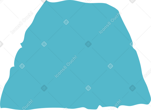 blue trapezoid Illustration in PNG, SVG