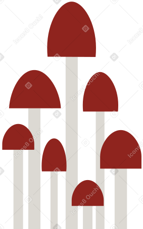 грибы в PNG, SVG