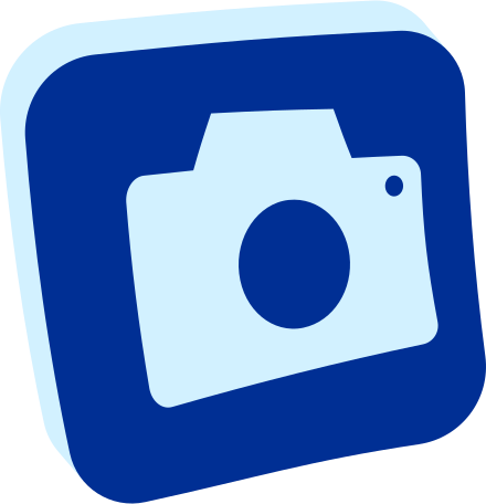 Illustration camera app icon aux formats PNG, SVG