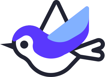 Illustration animée oiseau aux formats GIF, Lottie (JSON) et AE