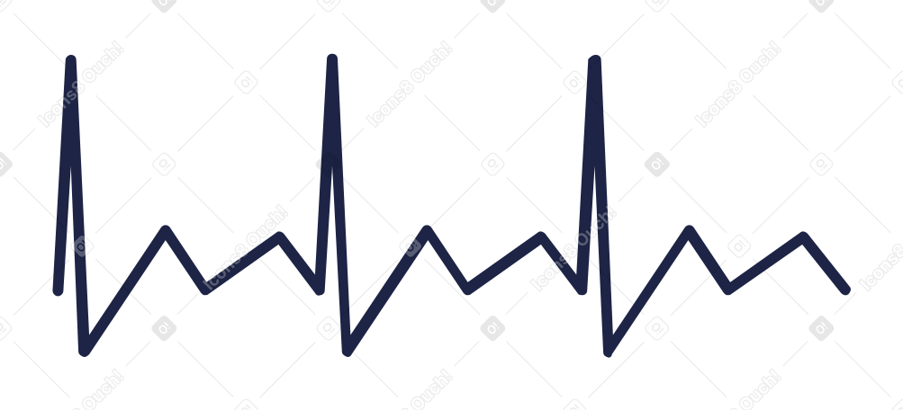 Heart rate Illustration in PNG, SVG