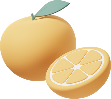 Naranja y media naranja PNG, SVG