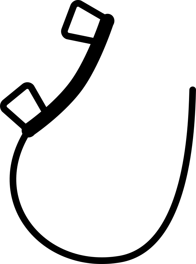受話器 のpngとsvgでのイラスト