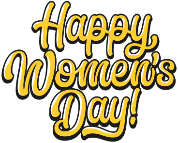 lettering happy women's day! PNG, SVG