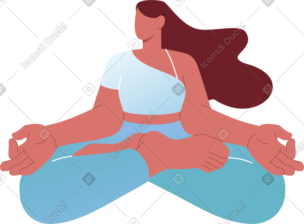 沉思的女人 PNG, SVG