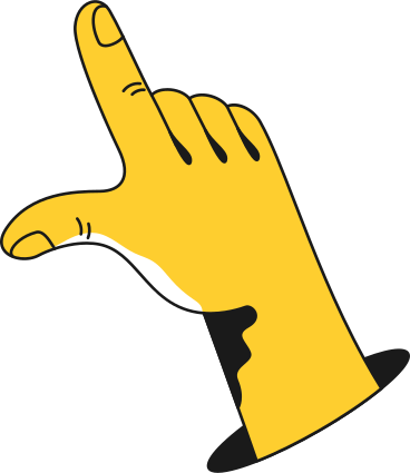 Hand zeigt mit dem finger PNG, SVG