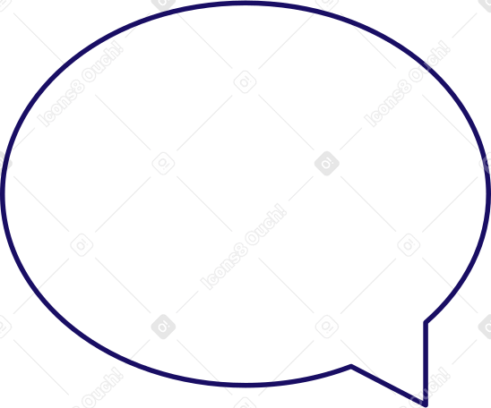 oval speech bubble PNG, SVG