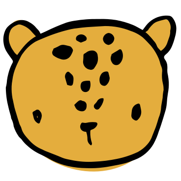 cheetah's head PNG, SVG