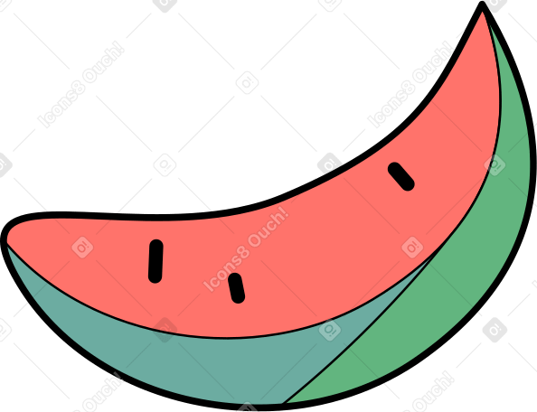 slice of watermelon Illustration in PNG, SVG