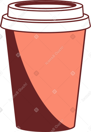tasse à café en papier PNG, SVG