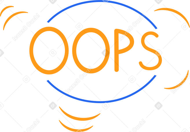 oops linha PNG, SVG