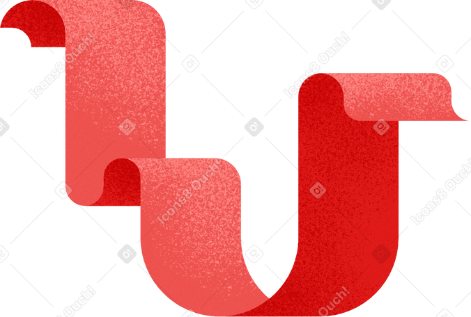red ribbon PNG, SVG