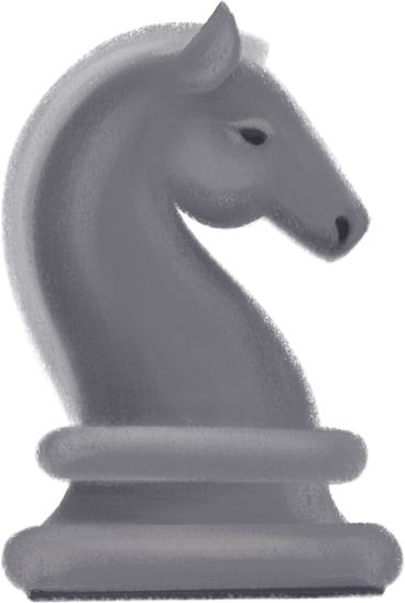 Chess knight PNG, SVG