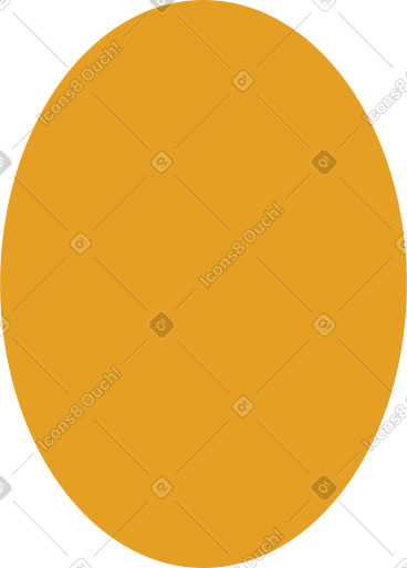 Orange ellipse PNG, SVG