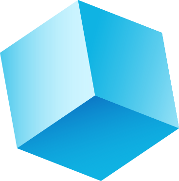 blue cube PNG, SVG