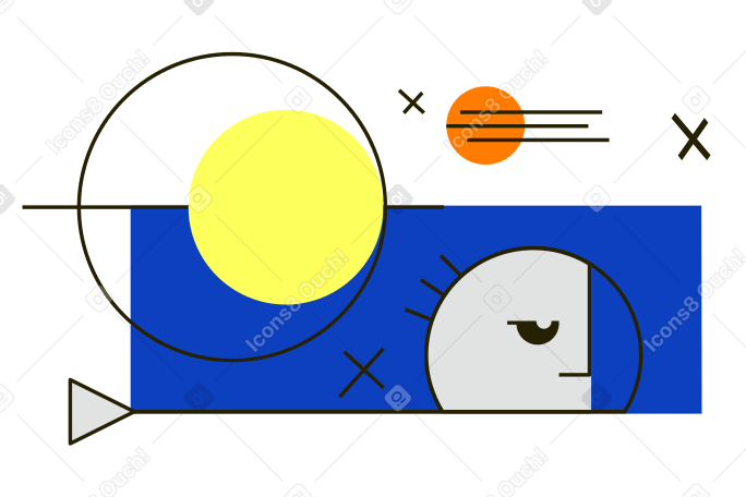 Space travel Illustration in PNG, SVG