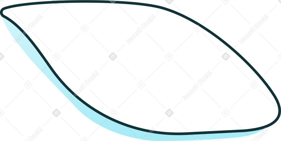 white and light blue mouse Illustration in PNG, SVG