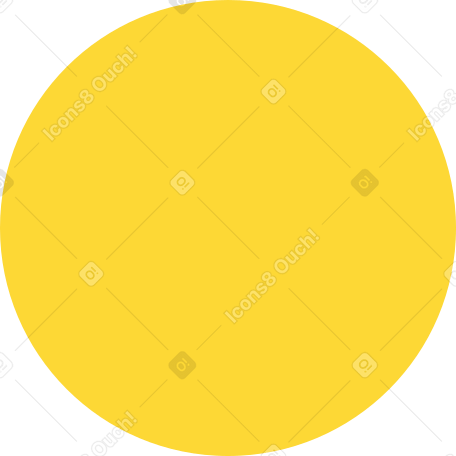 christmas ball yellow Illustration in PNG, SVG