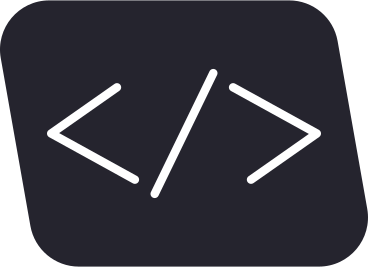 black tilded rectangle with code PNG, SVG