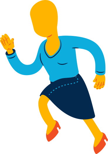 Woman running PNG, SVG