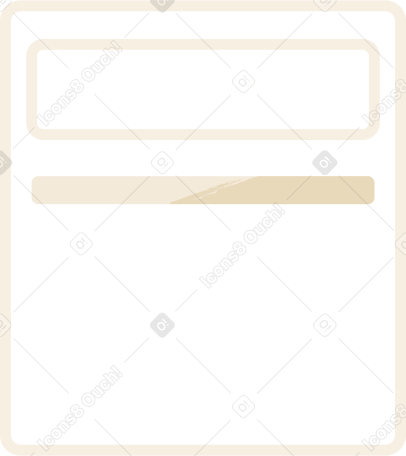 beige scoreboard Illustration in PNG, SVG