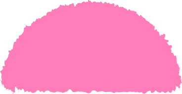 Demi-cercle rose PNG, SVG