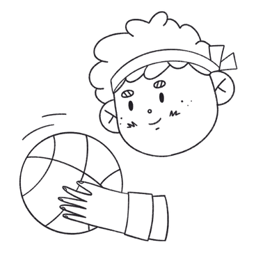 Guy plays basketball PNG, SVG