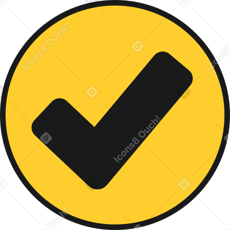 circled checkmark icon PNG, SVG