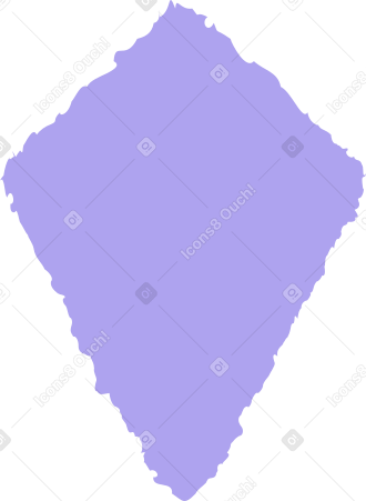 Воздушный змей фиолетовый в PNG, SVG