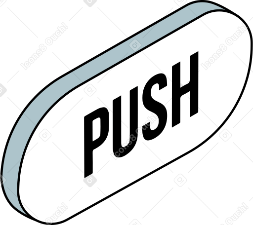 push button Illustration in PNG, SVG