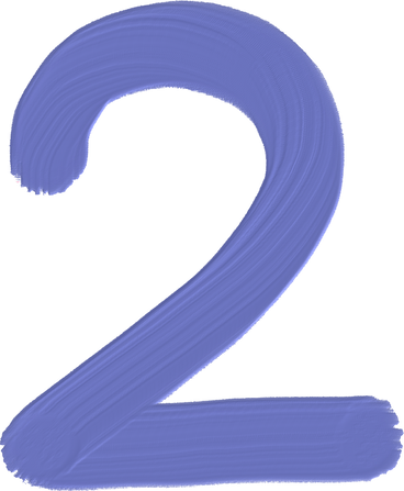 purple number two PNG, SVG