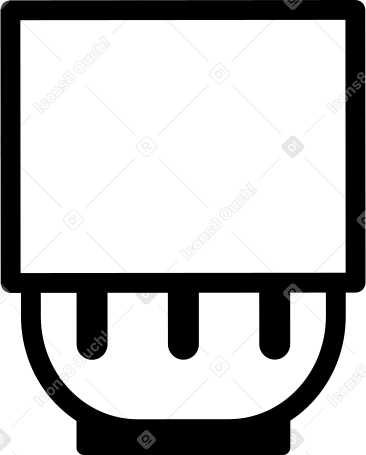 large bulb socket Illustration in PNG, SVG