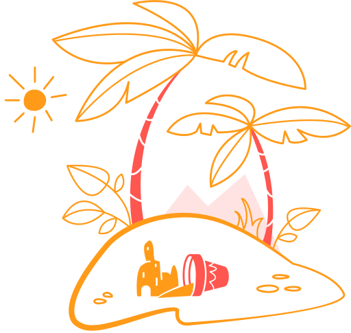 ビーチ のpngとsvgでのイラスト