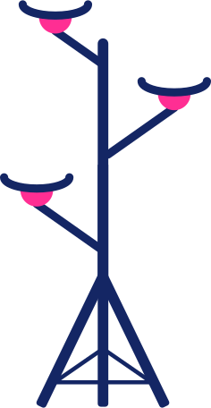 Flower stand Illustration in PNG, SVG