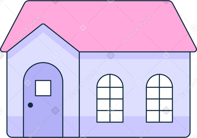 small house Illustration in PNG, SVG