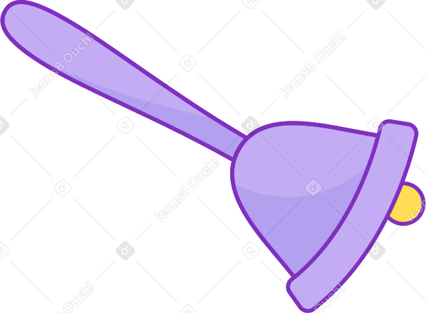 purple bell Illustration in PNG, SVG