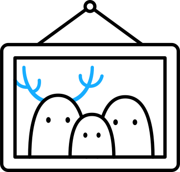 picture with ghosts PNG, SVG