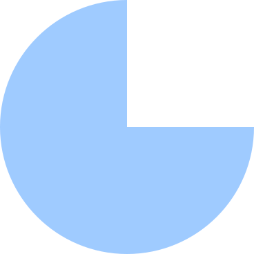 Light blue chart shape PNG、SVG