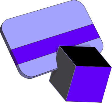 bank card and cube PNG, SVG