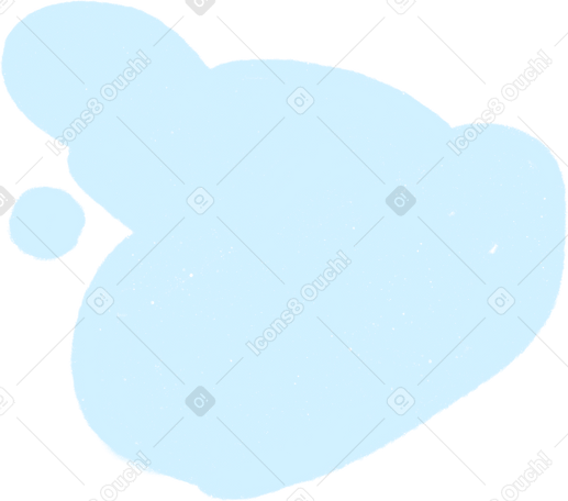 crooked blue spot PNG, SVG