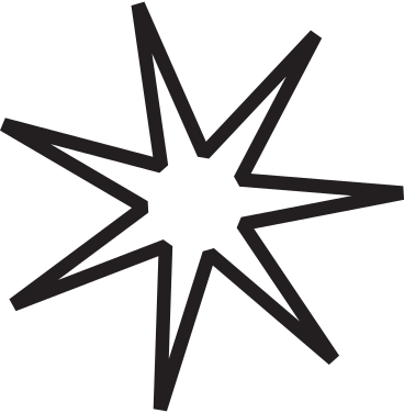 seven pointed star PNG, SVG