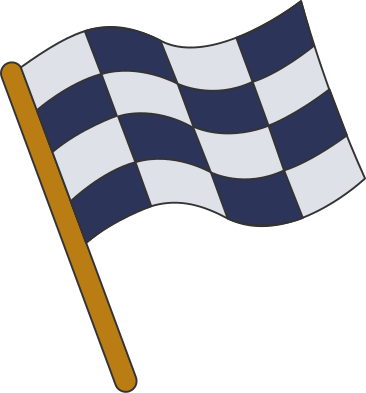 racing flag PNG, SVG
