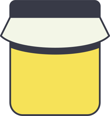 honey jar PNG, SVG