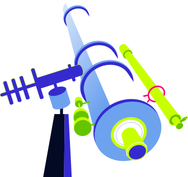 sky telescope PNG, SVG