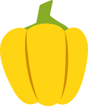 Желтый болгарский перец в PNG, SVG